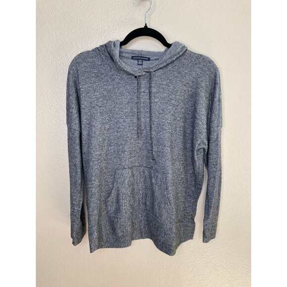 American Eagle Outfitters Womens Gray Lightweight Hoodie Pullover M Casual Style - Picture 2 of 7